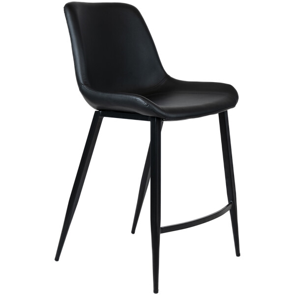 Banco Hope Piel Pu Fijo Pata Metal  Negro / Gris - Imagen 10