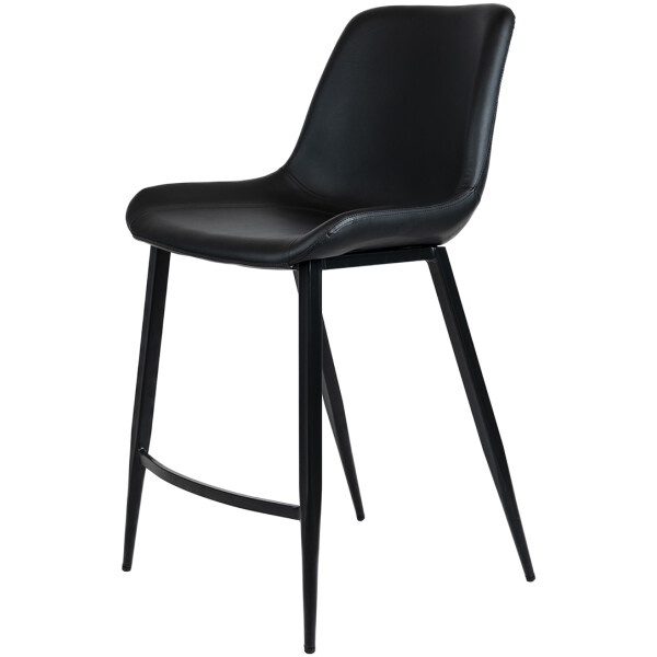 Banco Hope Piel Pu Fijo Pata Metal  Negro / Gris - Imagen 9