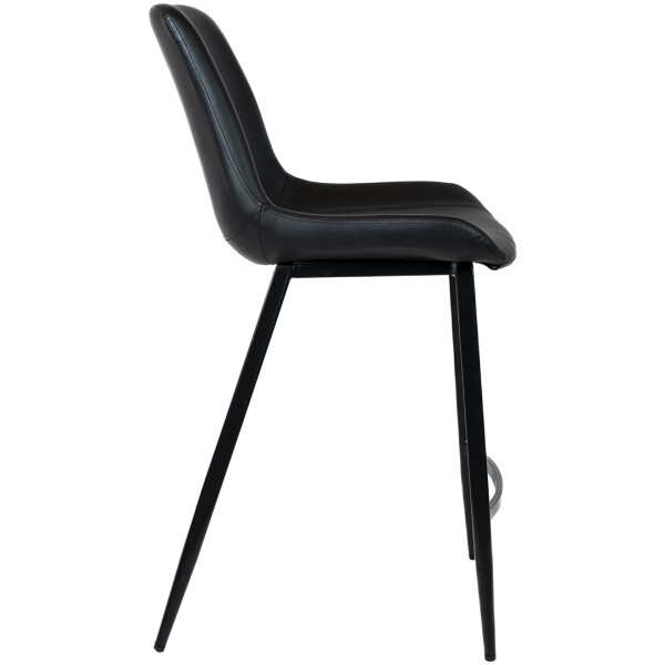 Banco Hope Piel Pu Fijo Pata Metal  Negro / Gris - Imagen 8