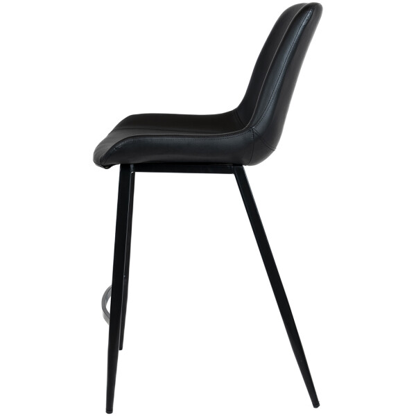 Banco Hope Piel Pu Fijo Pata Metal  Negro / Gris - Imagen 7