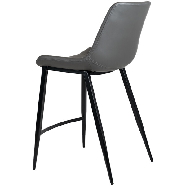 Banco Hope Piel Pu Fijo Pata Metal  Negro / Gris - Imagen 11