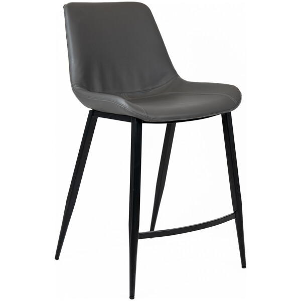 Banco Hope Piel Pu Fijo Pata Metal  Negro / Gris - Imagen 12