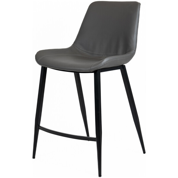 Banco Hope Piel Pu Fijo Pata Metal  Negro / Gris - Imagen 13