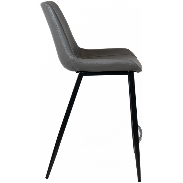 Banco Hope Piel Pu Fijo Pata Metal  Negro / Gris - Imagen 15