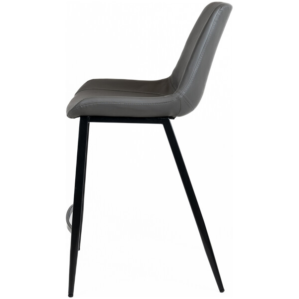Banco Hope Piel Pu Fijo Pata Metal  Negro / Gris - Imagen 16