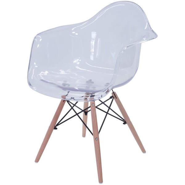 Silla Eames Con Brazo Cristal - Imagen 3