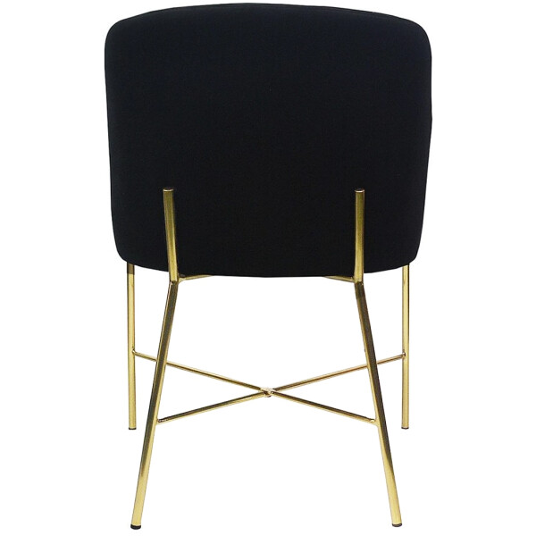 sillon Ocasional con patas en color dorado en metal y tapizado en velvet terciopelo