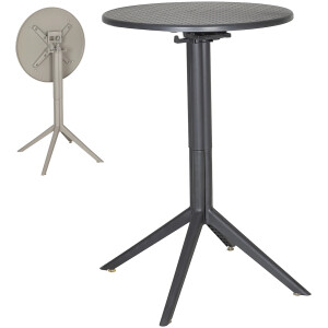 mesa alta periquera de plastico para exterior restaurant bar barra de comida plegable