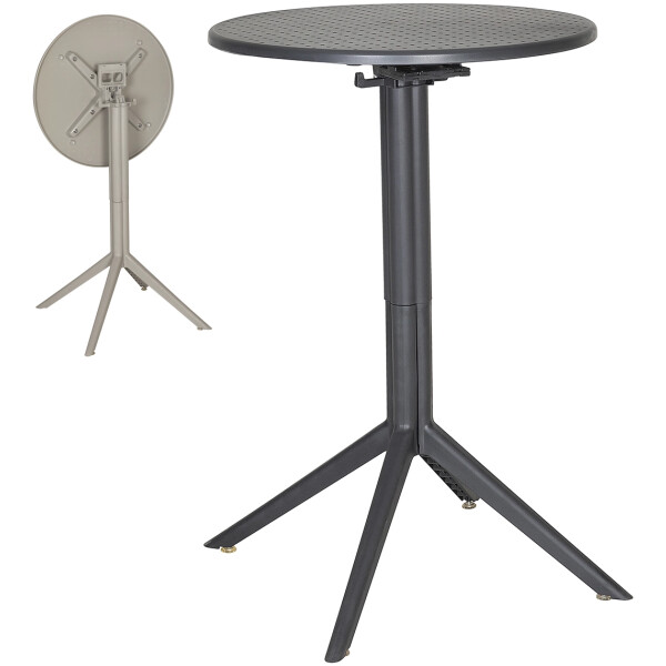 mesa alta periquera de plastico para exterior restaurant bar barra de comida plegable