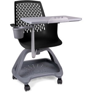 Silla Escolar Pupitre BLOW OHP-2100 Moderno Salón Paleta Lateral Giratoria Colores - Diseño Polipropileno