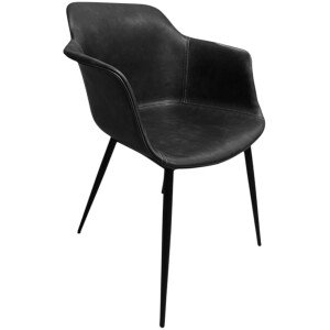 Silla MOAN de Piel PU con Patas de Polipropileno | Moderna y Cómoda para Comedor u Oficina