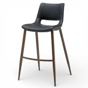 Silla alta media estilo escandinavo para desayunador